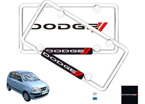 Par Porta Placas Dodge Atos 1.1 2009 Original