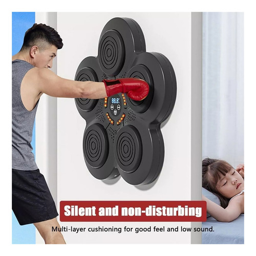 M Máquina De Boxeo Musical Colgada En La Pared Interior
