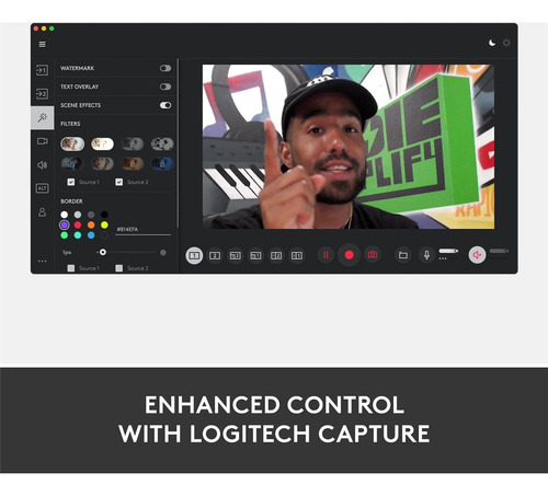 Webcam Logitech Streamcam Plus 1080p Com Suporte Para Tripé