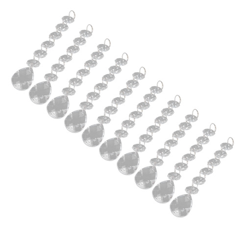 Lámpara De Repuesto De Acrílico Pendants Parts Beads, 10 Uni