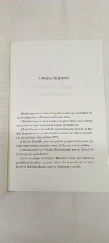 Creditos Uva - Otalora - Editorial Sudamericana - 1230 (Usado)