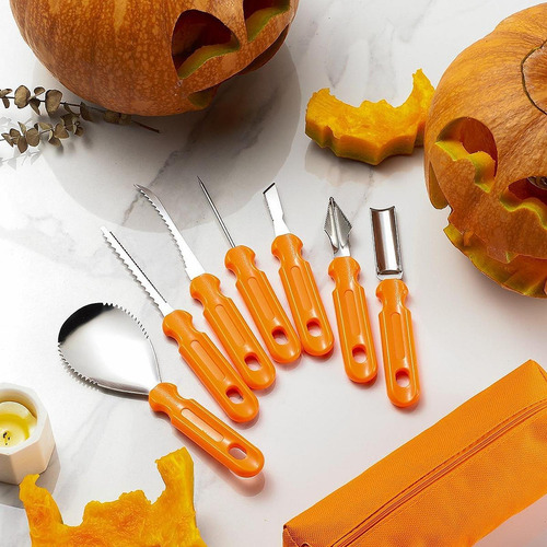 Juego De Herramientas Para Tallar Calabazas De Halloween De