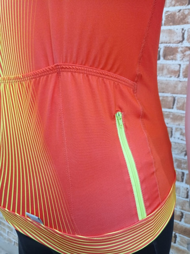 Imagem 4 de 5 de Camisa Ciclismo Alta Performance Flat Seamer Rossa Cycling