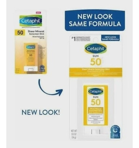 Protetor Solar Bastao Cetaphil Pure Mineral Sunscreen Spf 50