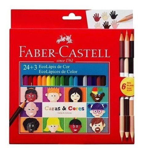 Laprices De Color Faber Castell X 24 + Colores Piel