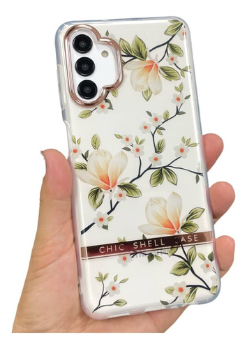 Funda Para Samsung Galaxy A13 5g/4g - Flores Blancas