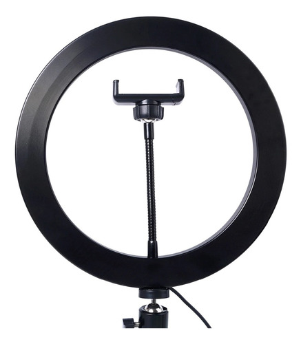 Ring Light Led Circular Iluminador 26cm + Tripé 160cm