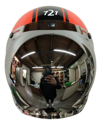 Visor Burbuja Hawk 721 Black Mirror Panella Motos