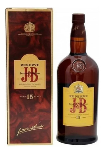 Whisky Jb 15 Anos, Garrafa Antiga, Intacta, Rara,  Original