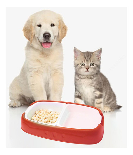 G Cuencos De Comida Para Gatos, Gatitos, Perros Rojo