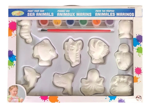 Ceramica Figuras En Yeso Kit De Pintura Para Niños Y Adultos