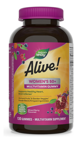 Multivitamínico Nature's Way Alive! Gomas Femininas Com Mais
