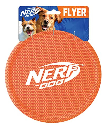 Nerf Dog Nylon Flyer Juguete Para Perros, Disco Volador, Lig