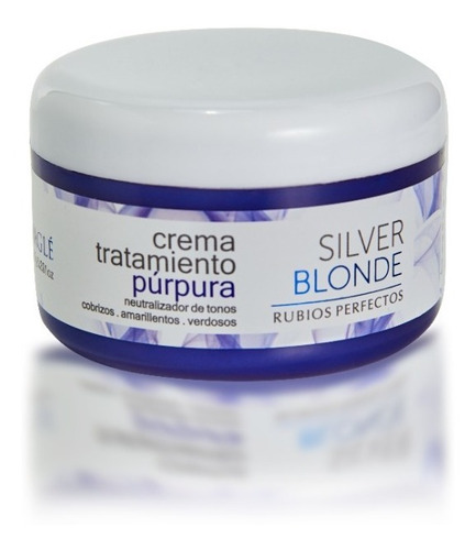 Crema Para Cabello Tratamiento Púrpura Silver Blonde Maglé