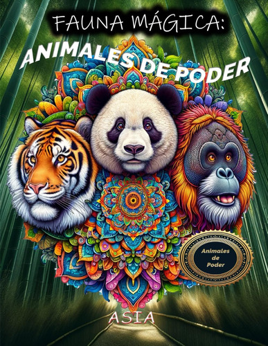 Libro: Fauna Mágica De Asia: Mandalas En Colores Vibrantes -