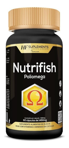 Nutrifish Multi Omega + Vitaminas A Z 60caps 1450mg 