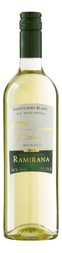 Vinho Chileno Branco Seco Ramirana Sauvignon Blanc Valle Central Garrafa 750ml