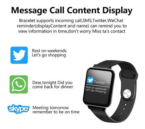Relógio Smartwatch B57 Inteligente Heroband 3 Pronta Entrega