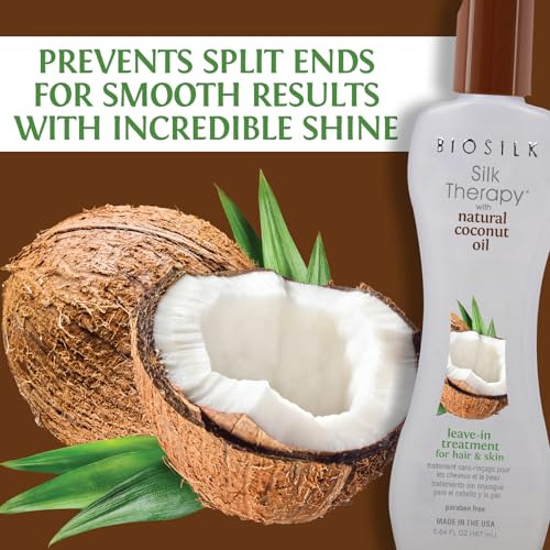 Tratamiento Sin Enjuague Silk Therapy Con Aceite De Coco Nat