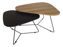 Comprar Set Mesas Twinny X2 Ratona Nido Auxiliar Madera Hierro 60\u002F45