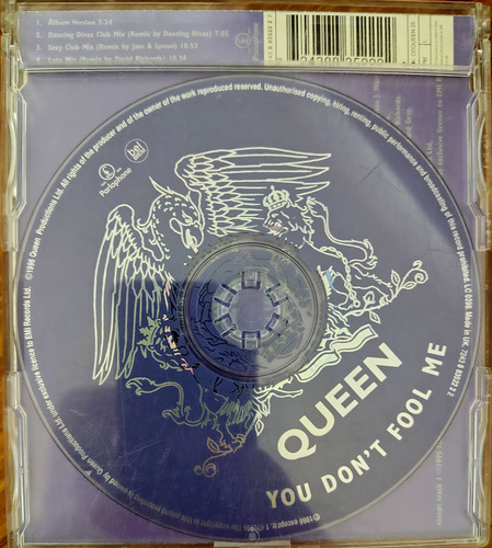 You Don't Fool Me - The Remixes ( Single ) - Queen - Único Edición Limitada (Usado)