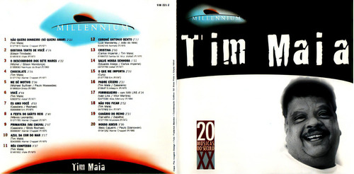 Cd Tim Maia Millennium 20 Musicas Do Seculo Xx 1998 Novo