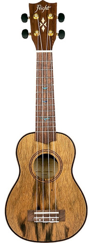 Flight Dus 430 Dao Ukelele Acustico Soprano Madera Exotica Color Marrón