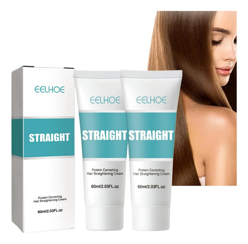 P Crema Para Alisar El Cabello Con Corrección De Proteínas,