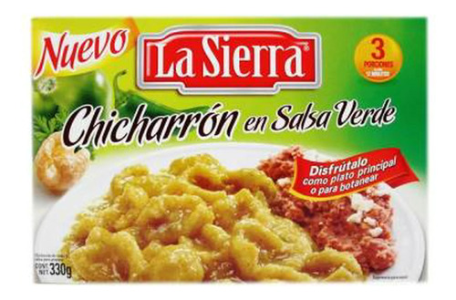 Chicharrón En Salsa Verde La Sierra 330 Gr