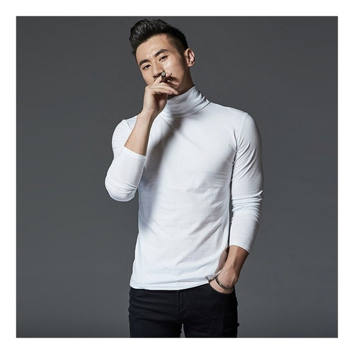 A Sudadera Térmica Deporte For Hombre Con Cuello Alto