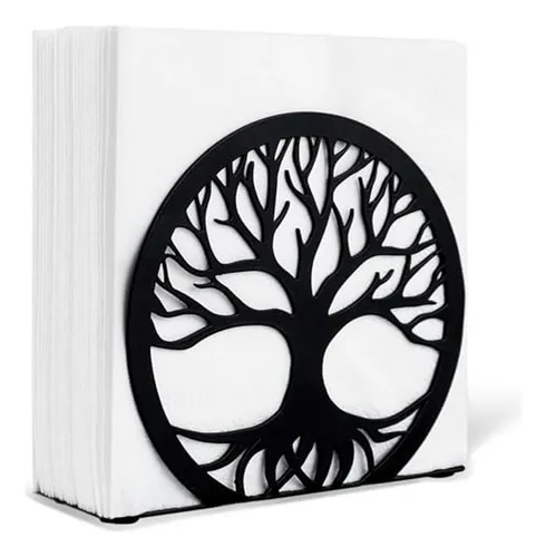 Soporte De Servilletas De Acero Inoxidable Para Mesa, Diseño