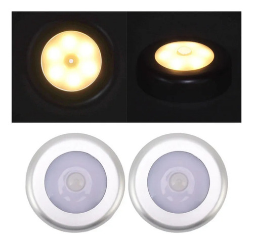 Nuevo Sensor De Movimiento Luz Nocturna Ojo Redondo Pequeño
