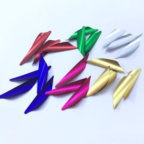 Imagen 2 de 4 de Plumas Vanes Timones Helicoidales Xs Wings Originales X 6