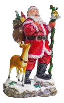 Comprar Santa Claus Y Rodolfo El Reno Decoración Navideña 61 Cm.