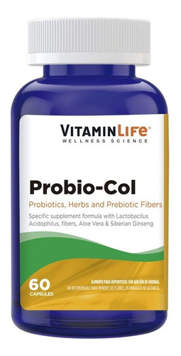 Probio- Col / 60 Cápsulas / Vitamin Life