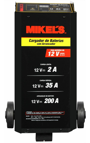 Cargador Baterías Con Arrancador 2/35/200 Amp Mikels Cba-20