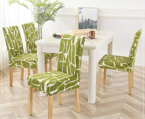 Funda Para Cubrir Silla Con Diseño Elegante Verde Color Verde Musgo
