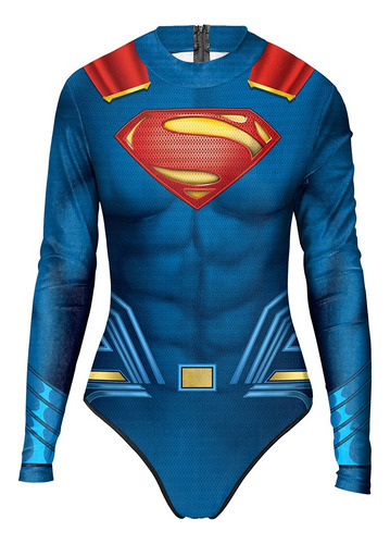 Bañador Estampado 3d Dc Superwoman Para Mujer