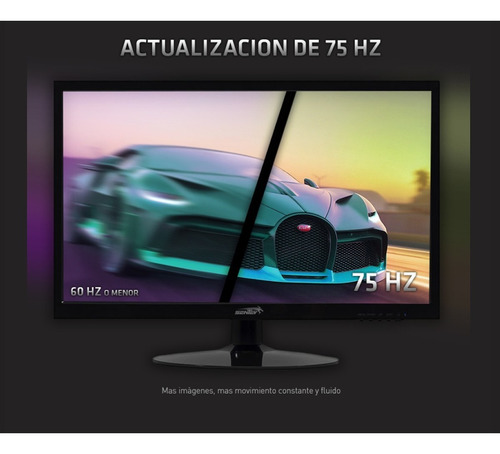 Imagen 7 de 10 de Monitor Pc Gamer 24 1080p Full Hd 75hz 1ms Freesync Parlante