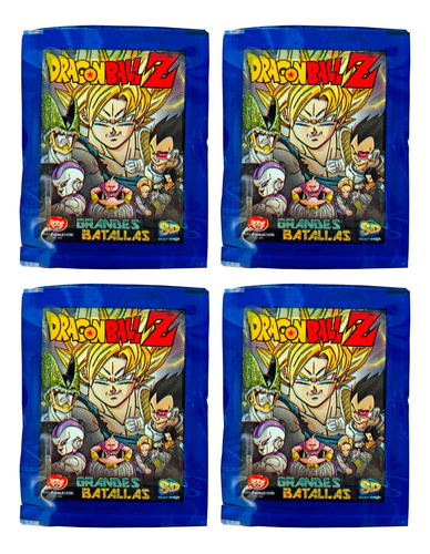 Figuritas Dragon Ball Z Grandes Batallas -pack Por 80 Sobres