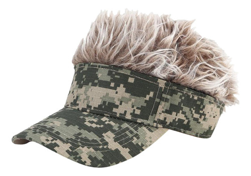Gorra De De Visera Ajustable Unisex Con Pelo Falso De Moda