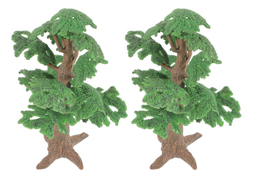 4 Árboles Artificiales En Miniatura: Pequeños Árboles Artifi