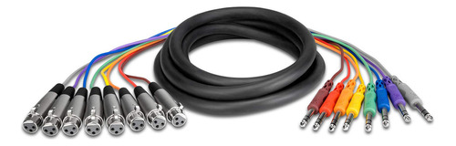 Hosa Stx802 f 8 canales Serpiente, Xlr Hembra A Trs 1/4  .