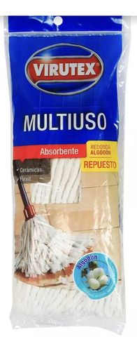 Repuesto Multiuso Mopa Redonda Algodón Absorb Virutex