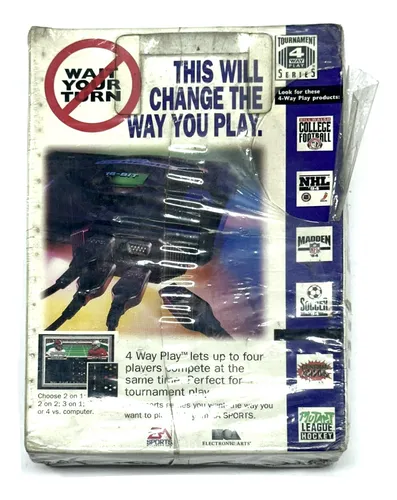 Sega Genesis 4 Way Play Multitap Sellado Mega Drive 4 Player