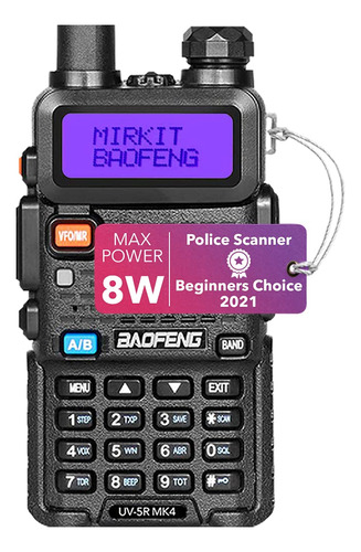 Mirkit Ham Radio Baofeng Uv-5r Mk4 8 Watt Max 2021 Radi...