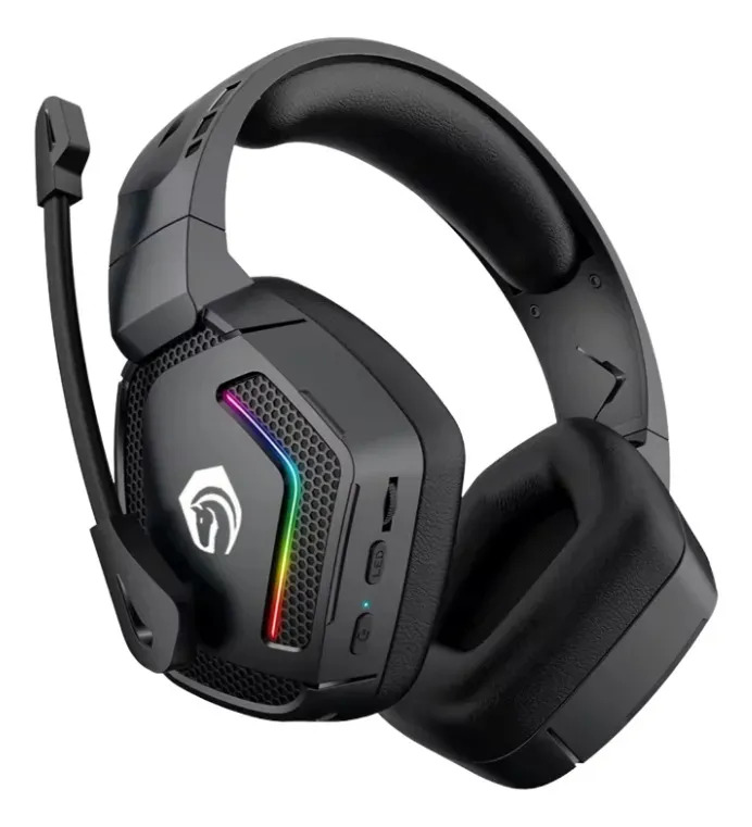 Fone de Ouvido Gamer Bluetooth H’Maston SNS12 RGB com Microfone Estéreo