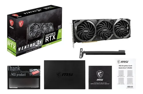 Placa Video Msi Nvidia Geforce Rtx 3080 Ti Ventus 3x 12gb Oc