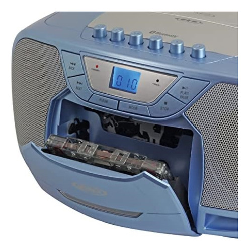Jensen Cd-590-bl Cd-590 Cd Y Casete Estéreo Portátil De 1 Va