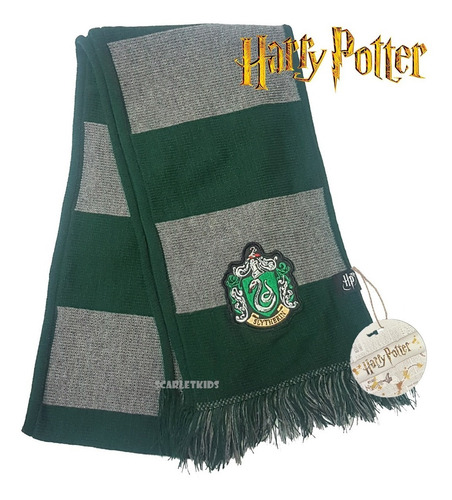 Imagen 3 de 8 de Slytherin Bufanda + Varita Narcissa Malfoy Caja Harry Potter